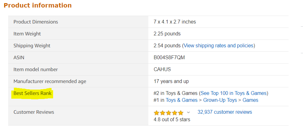 Best-Sellers-Rank Best-Sellers-Rank
