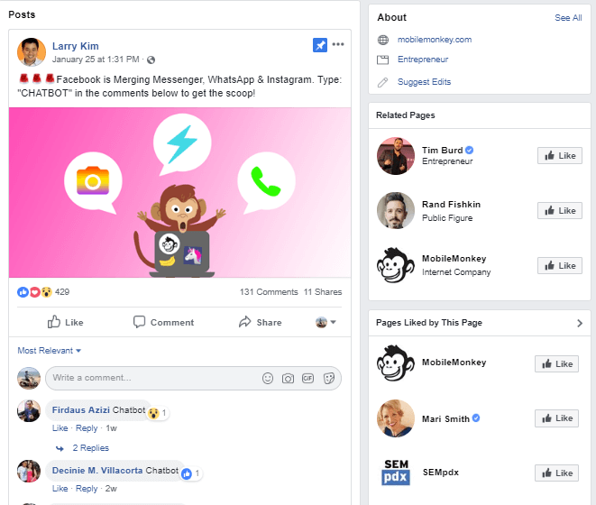 Facebook Autoresponder Comments Facebook Autoresponder Comments