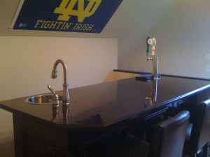 Rich McIver has a garage of which many are jealous. Go Irish!