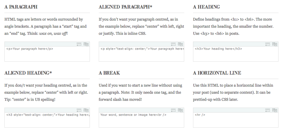 HTML Cheat Sheet