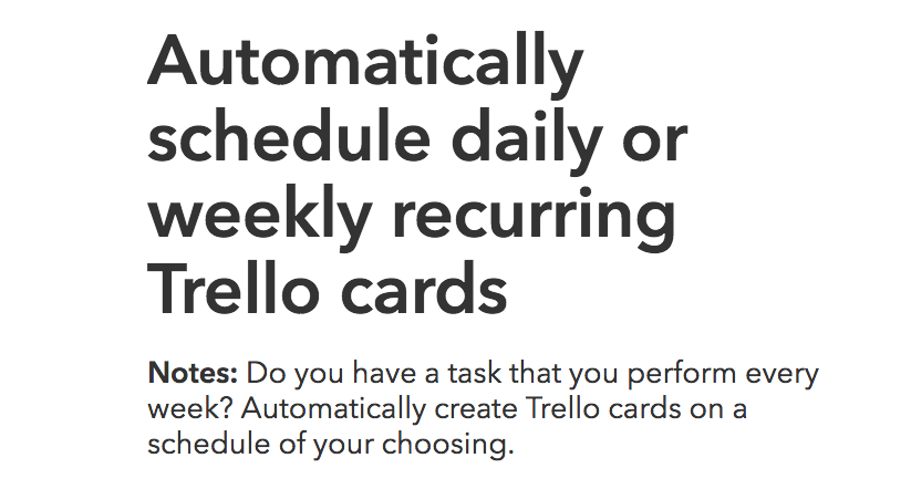 IFTTT for productivity