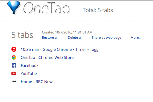 onetab
