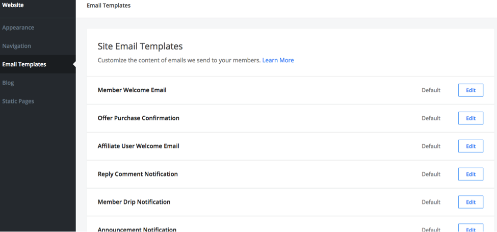 email templates