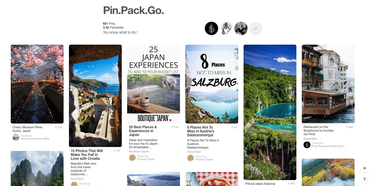 Four Seasons Pinterest Marketing