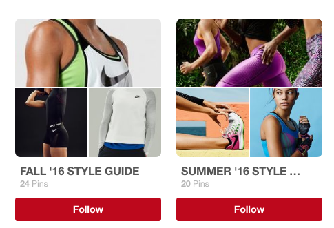 Nike Style Guide Boards