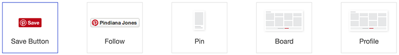 Pinterest Widget Builder