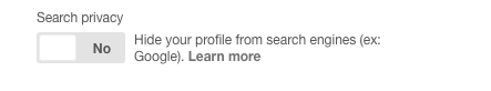 Pinterest search privacy