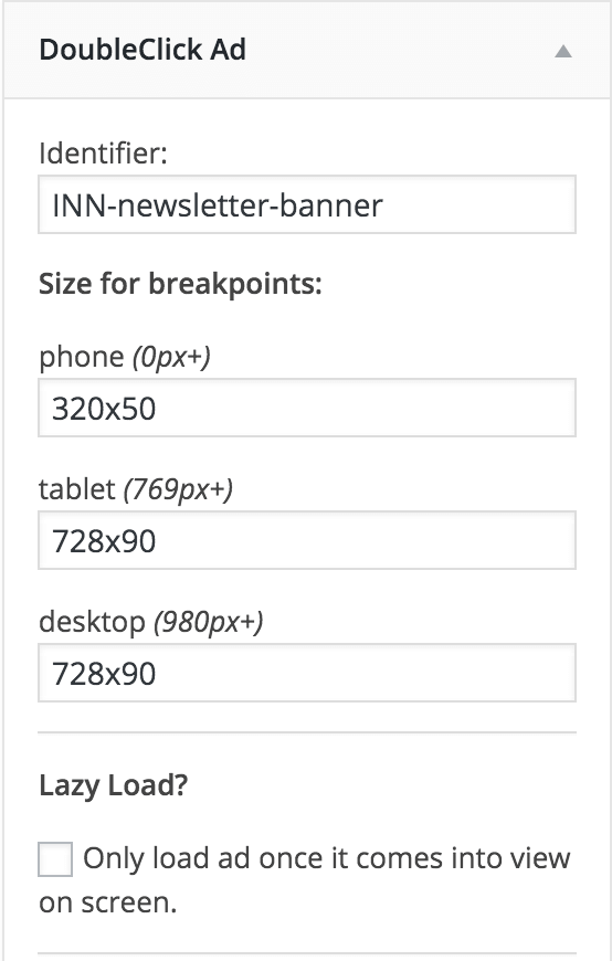 Mobile and Desktop DFP Ads