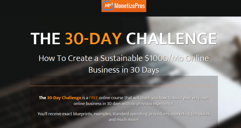 Ways to make money at home online. 30-Day Challenge