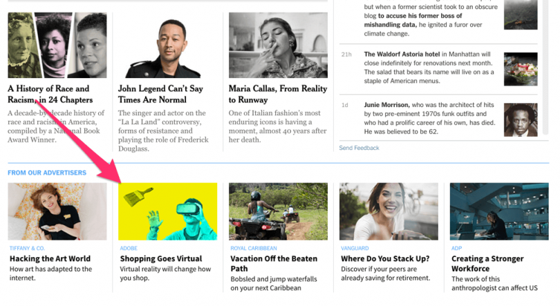 native ad formats