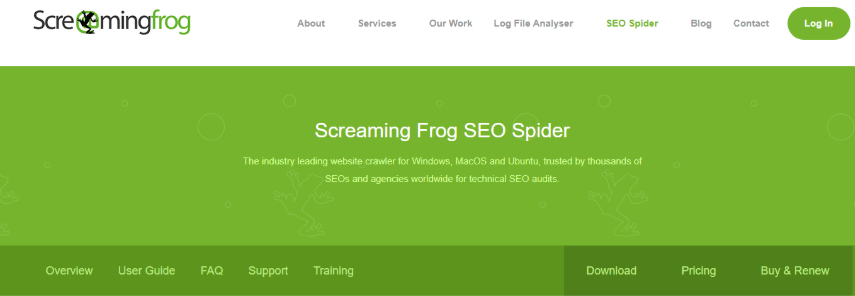 Screaming Frog Software Screaming Frog Software