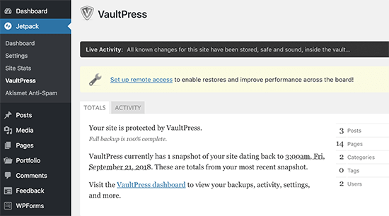 vaultpress vaultpress