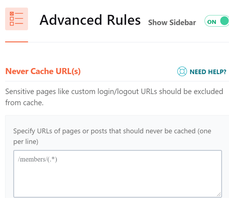 screenshot-petpress.net-2020.10.06-22-46-48 (1) Image of advanced rules option in WP Rocket plugin